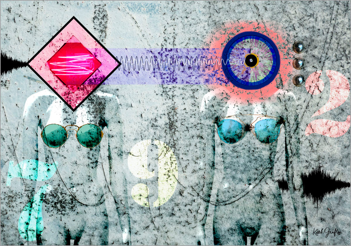 Contemporary Fine Art Photography. Entitled: Subliminal Stimuli by Keith Grafton. Image description: Artwork