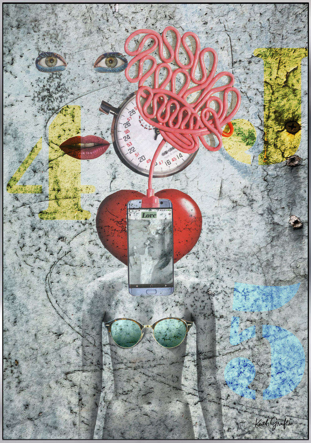 Contemporary Fine Art Photography. Entitled: You Race My Heart by Keith Grafton. Image description: product example