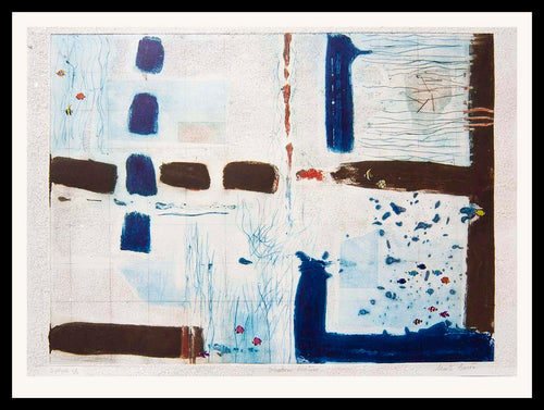 Shallow Waters II — Baron & Grafton Limited Edition musuem quality Contemporary Art Abstract Etching — Contemporary Art Abstract Etching. Entitled: Shallow Waters II by Maite Baron. Image description: Artwork
