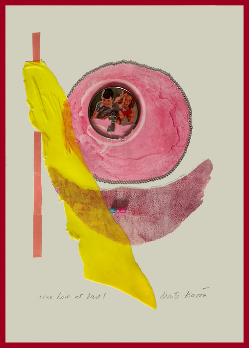 True Love at Last — Baron & Grafton Limited Edition musuem quality Contemporary Art Abstract Mixed Media Painting — Contemporary Art Abstract Mixed Media Painting. Entitled: True Love at Last by Maite Baron. Image description: Artwork