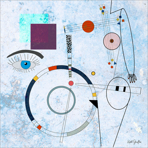 The First Time I Saw You — Baron & Grafton Limited Edition musuem quality Digital Painting — Digital Painting. Entitled: The First Time I Saw You by Keith Grafton. Image description: Artwork