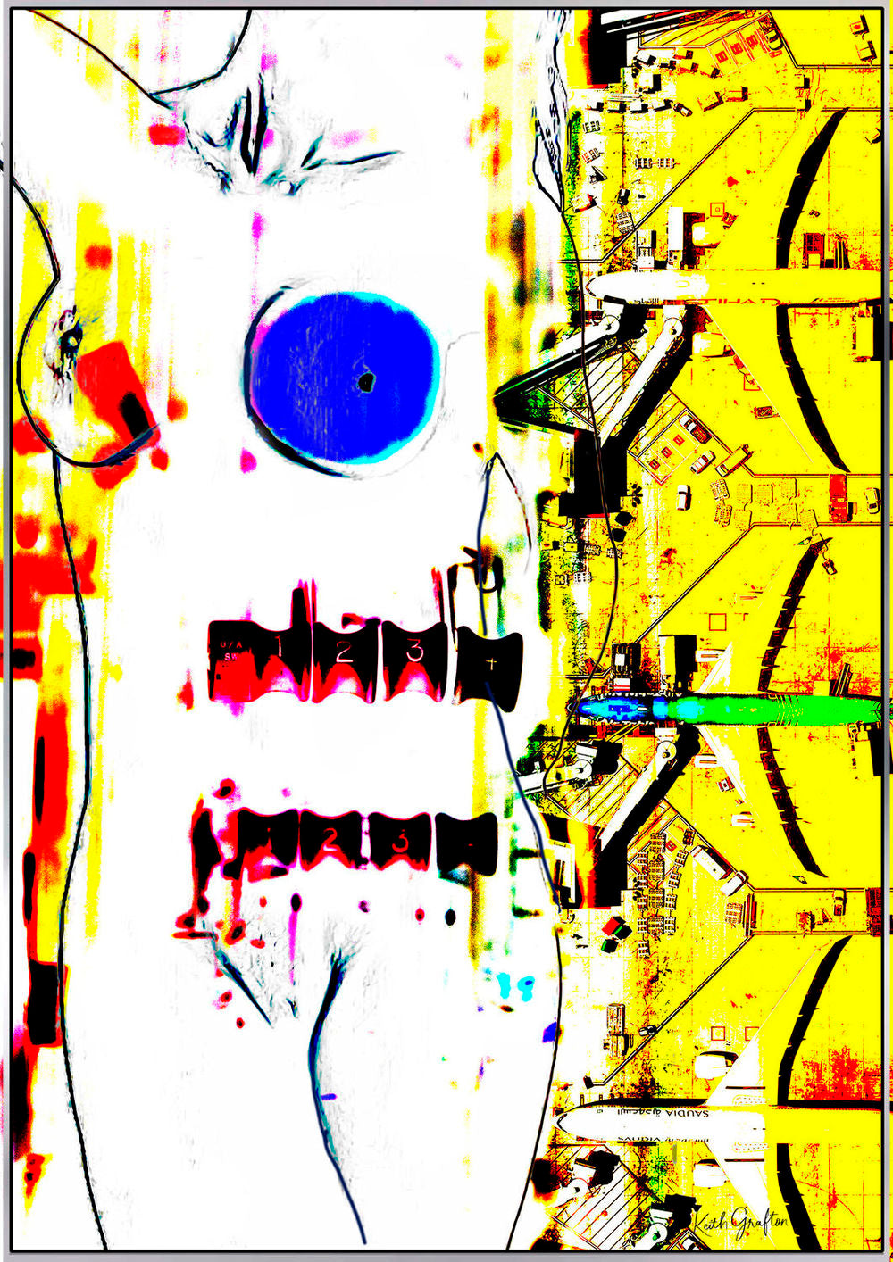 Limited Edition Fine Art Photography. Entitled: Gate 42 by Keith Grafton. Image description: product example