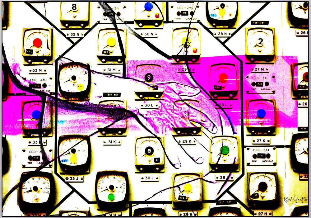 Limited Edition Fine Art Photography. Entitled: Techno Fusion by Keith Grafton. Image description: product example