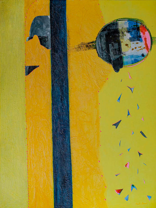Follow Your Dreams — Baron & Grafton Limited Edition musuem quality Original Canvas Art Abstract Mixed Media Painting — Original Canvas Art Abstract Mixed Media Painting. Entitled: Follow Your Dreams by Maite Baron. Image description: Artwork