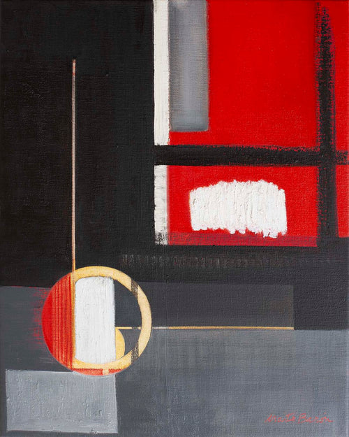 From My Window I — Baron & Grafton Limited Edition musuem quality Original Canvas Art Abstract Mixed Media Painting — Original Canvas Art Abstract Mixed Media Painting. Entitled: From My Window I by Maite Baron. Image description: Artwork
