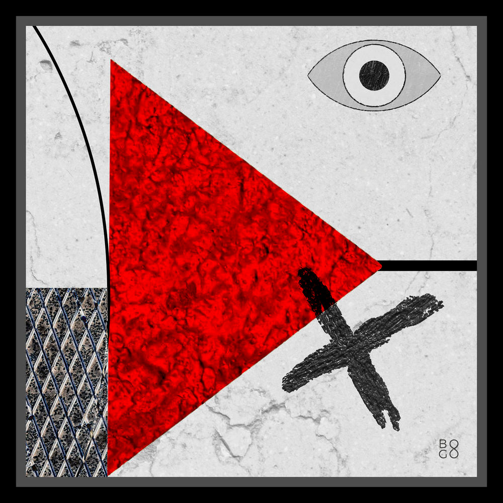 Wall Art Gift. Entitled: Behind Mars by Baron Grafton. Image description: product example