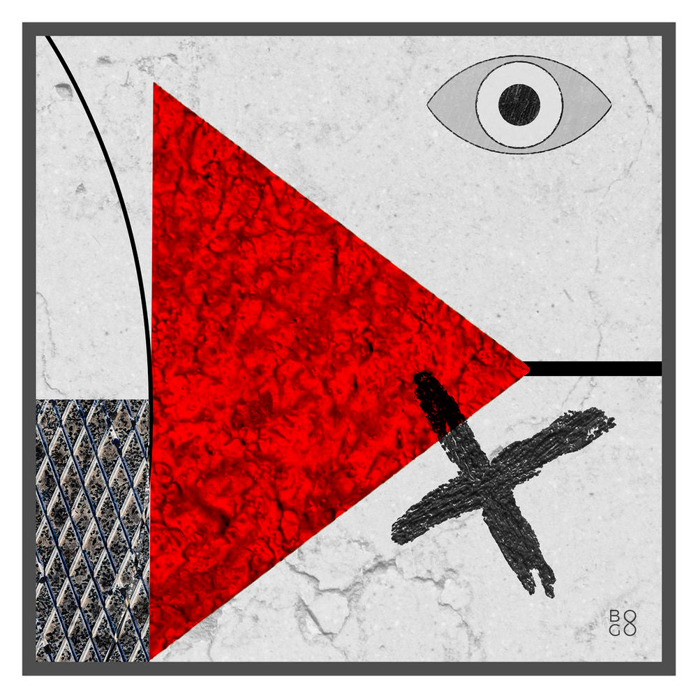 Wall Art Gift. Entitled: Behind Mars by Baron Grafton. Image description: product example