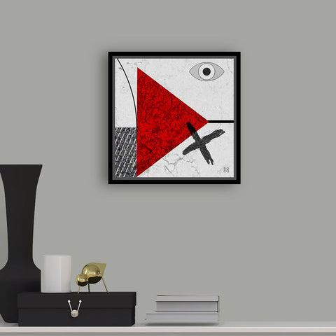 Wall Art Gift. Entitled: Behind Mars by Baron Grafton. Image description: interior design product room mockup