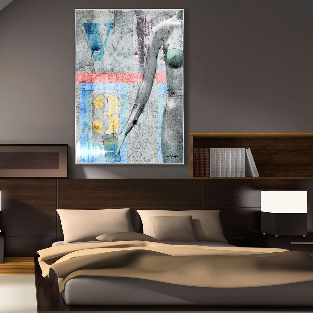 Contemporary Fine Art Photography. Entitled: When I Saw You by Keith Grafton. Image description: interior design product room mockup