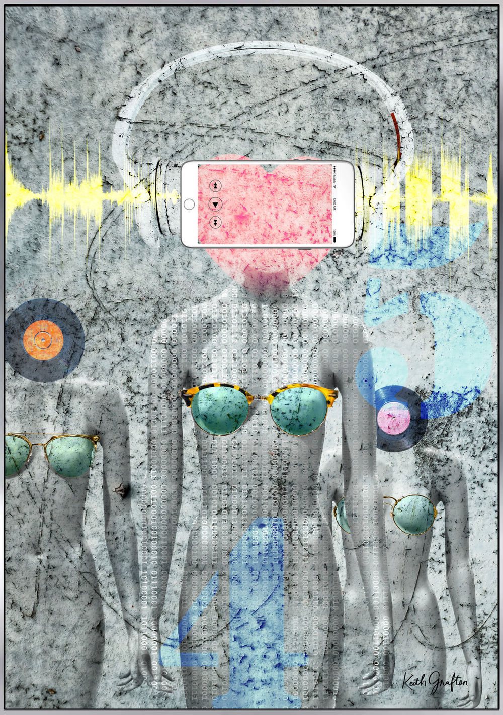 Contemporary Fine Art Photography. Entitled: Music To My Ears by Keith Grafton. Image description: product example