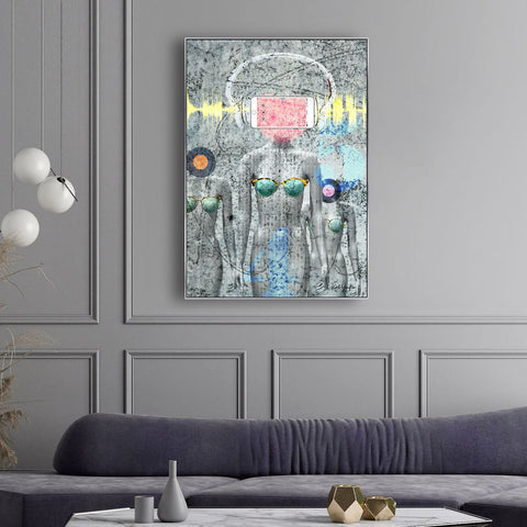 Contemporary Fine Art Photography. Entitled: Music To My Ears by Keith Grafton. Image description: interior design product room mockup