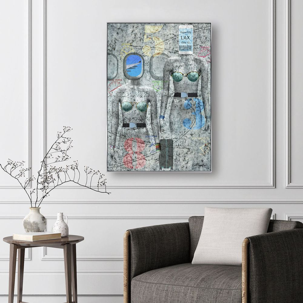 Contemporary Fine Art Photography. Entitled: Lets Fly Away by Keith Grafton. Image description: interior design product room mockup