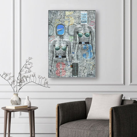 Contemporary Fine Art Photography. Entitled: Lets Fly Away by Keith Grafton. Image description: interior design product room mockup