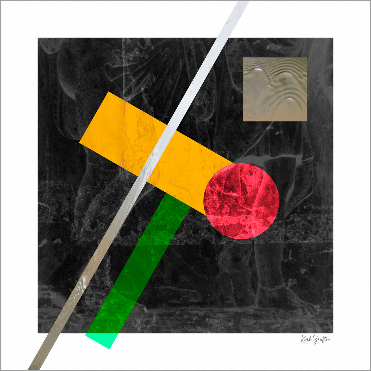 Archival Pigment Print. Entitled: Getting Very Close by Keith Grafton. Image description: Artwork