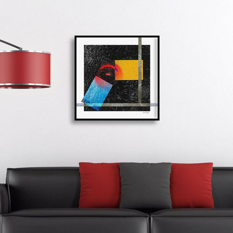 Archival Pigment Print. Entitled: Dont Let Me Go by Keith Grafton. Image description: interior design product room mockup