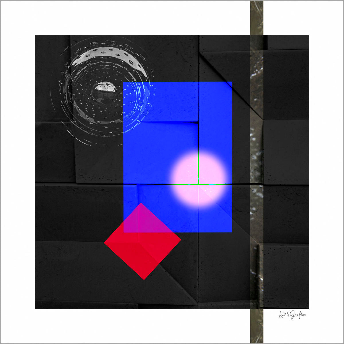 Archival Pigment Print. Entitled: Little Secrets by Keith Grafton. Image description: Artwork