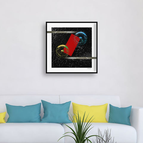 Archival Pigment Print. Entitled: The Midnight Kiss by Keith Grafton. Image description: interior design product room mockup