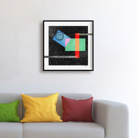 Archival Pigment Print. Entitled: Déjà Vu by Keith Grafton. Image description: interior design product room mockup