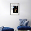 Contemporary Art Collage. Entitled: Sax Buzz by Baron Grafton. Image description: interior design product room mockup