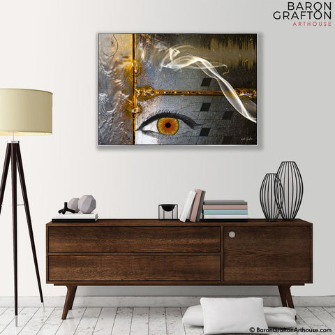 Digital Painting. Entitled: Desire I by Keith Grafton. Image description: interior design product room mockup