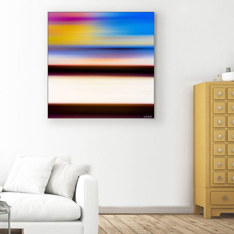 Contemporary Abstract Photography. Entitled: In Motion III by Keith Grafton. Image description: interior design product room mockup