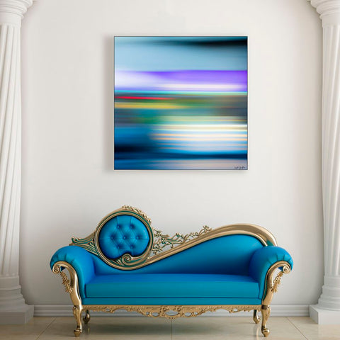 Contemporary Abstract Photography. Entitled: In Motion IV by Keith Grafton. Image description: interior design product room mockup