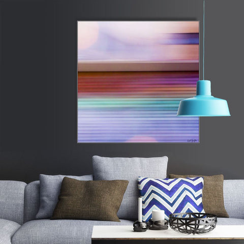 Contemporary Abstract Photography. Entitled: In Motion VI by Keith Grafton. Image description: interior design product room mockup