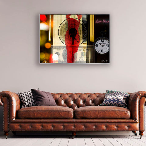 Digital Painting. Entitled: Fun In Vegas by Keith Grafton. Image description: interior design product room mockup