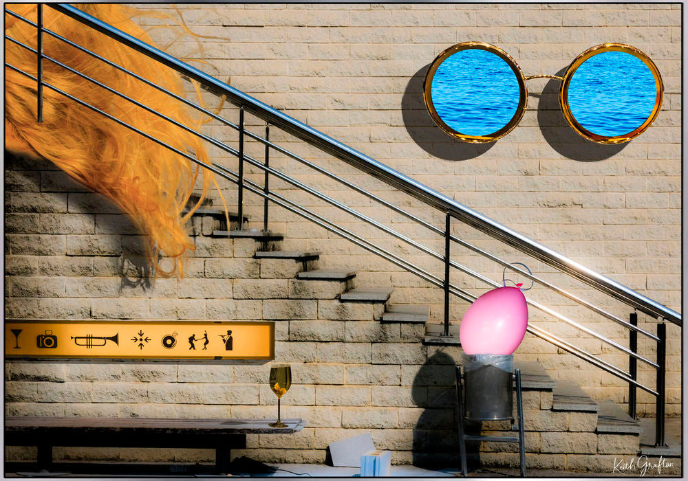 Digital Painting. Entitled: Party Time by Keith Grafton. Image description: product example