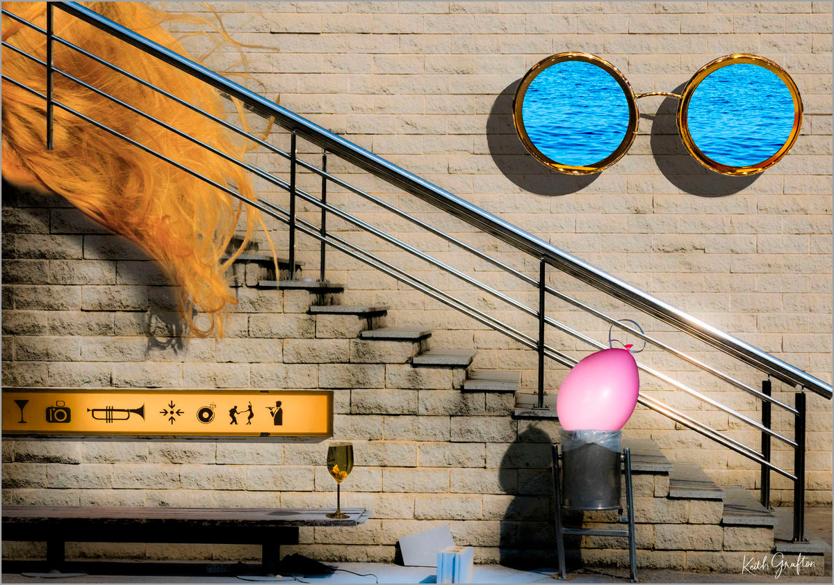 Digital Painting. Entitled: Party Time by Keith Grafton. Image description: Artwork