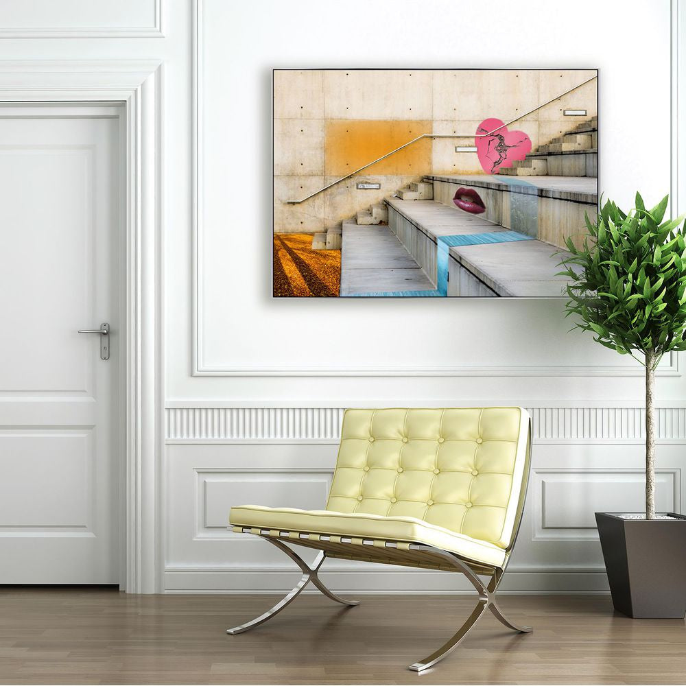 Digital Painting. Entitled: Second Time Around by Keith Grafton. Image description: interior design product room mockup