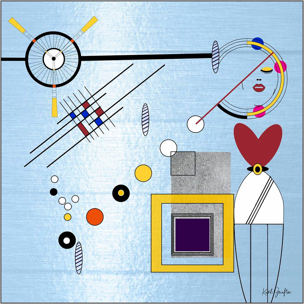 Digital Painting. Entitled: My Mind is Full of You by Keith Grafton. Image description: product example