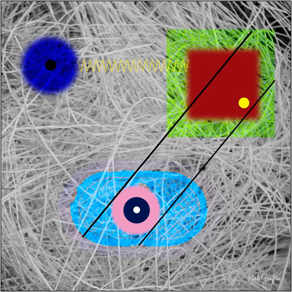 Contemporary Abstract Photography. Entitled: Looking Out For You by Keith Grafton. Image description: product example