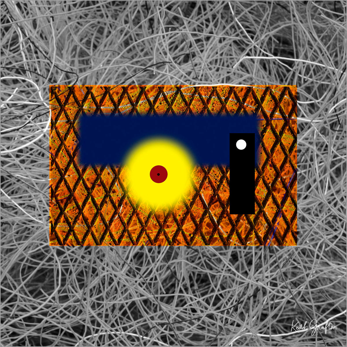 Contemporary Abstract Photography. Entitled: You Can Read My Mind by Keith Grafton. Image description: Artwork