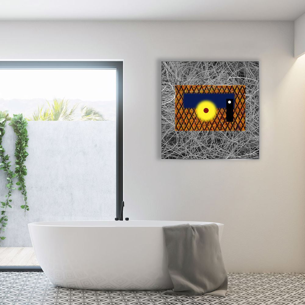 Contemporary Abstract Photography. Entitled: You Can Read My Mind by Keith Grafton. Image description: interior design product room mockup