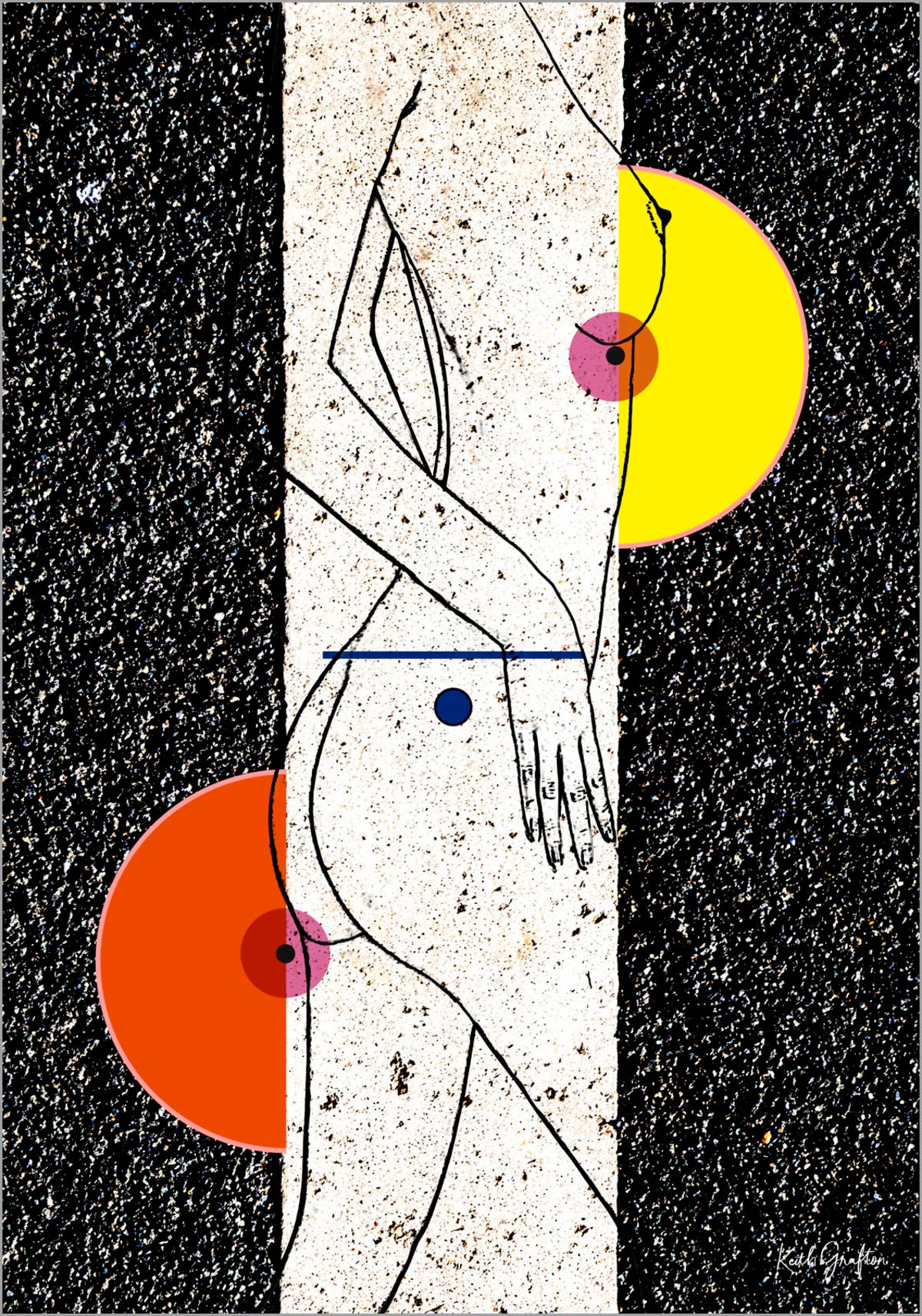 Limited Edition Fine Art Photography. Entitled: Walking into Love by Keith Grafton. Image description: Artwork