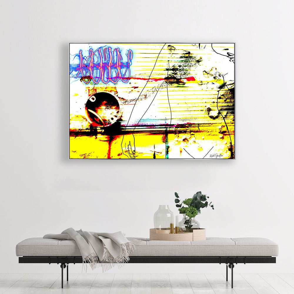 Limited Edition Fine Art Photography. Entitled: Electric by Keith Grafton. Image description: interior design product room mockup