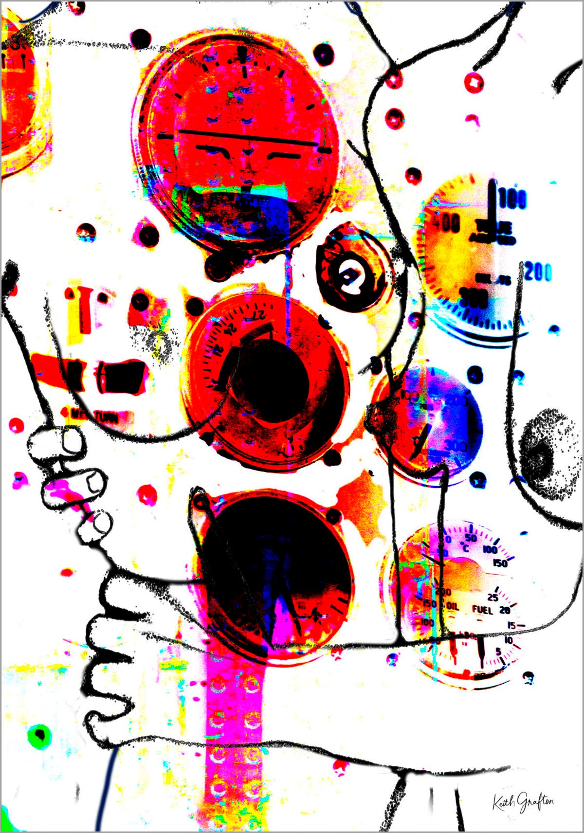 Limited Edition Fine Art Photography. Entitled: Horizon Q by Keith Grafton. Image description: Artwork