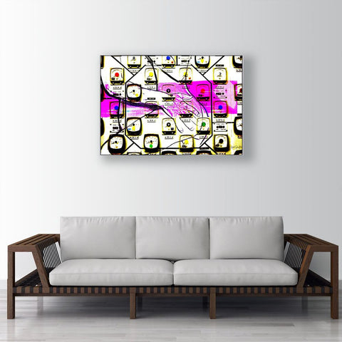 Limited Edition Fine Art Photography. Entitled: Techno Fusion by Keith Grafton. Image description: interior design product room mockup