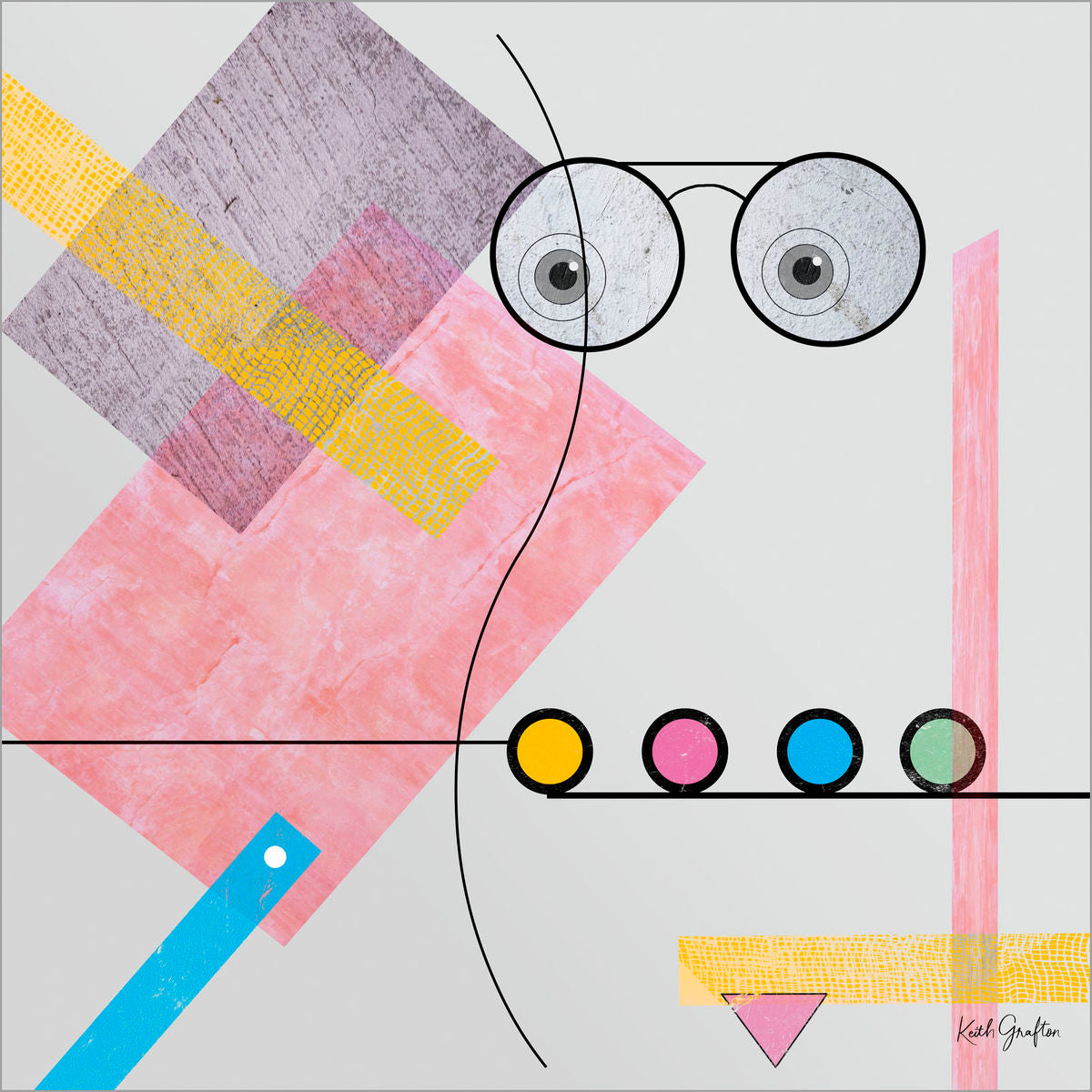 Limited Edition Abstract Photography. Entitled: Love to See You by Keith Grafton. Image description: Artwork