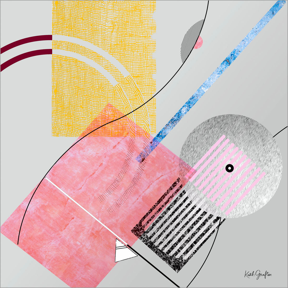 Limited Edition Abstract Photography. Entitled: Side By Side by Keith Grafton. Image description: Artwork