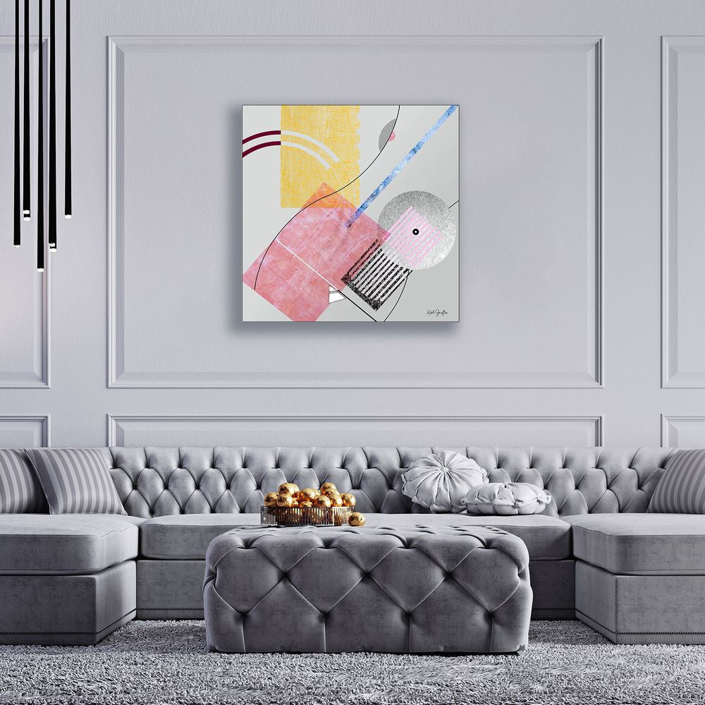 Limited Edition Abstract Photography. Entitled: Side By Side by Keith Grafton. Image description: interior design product room mockup