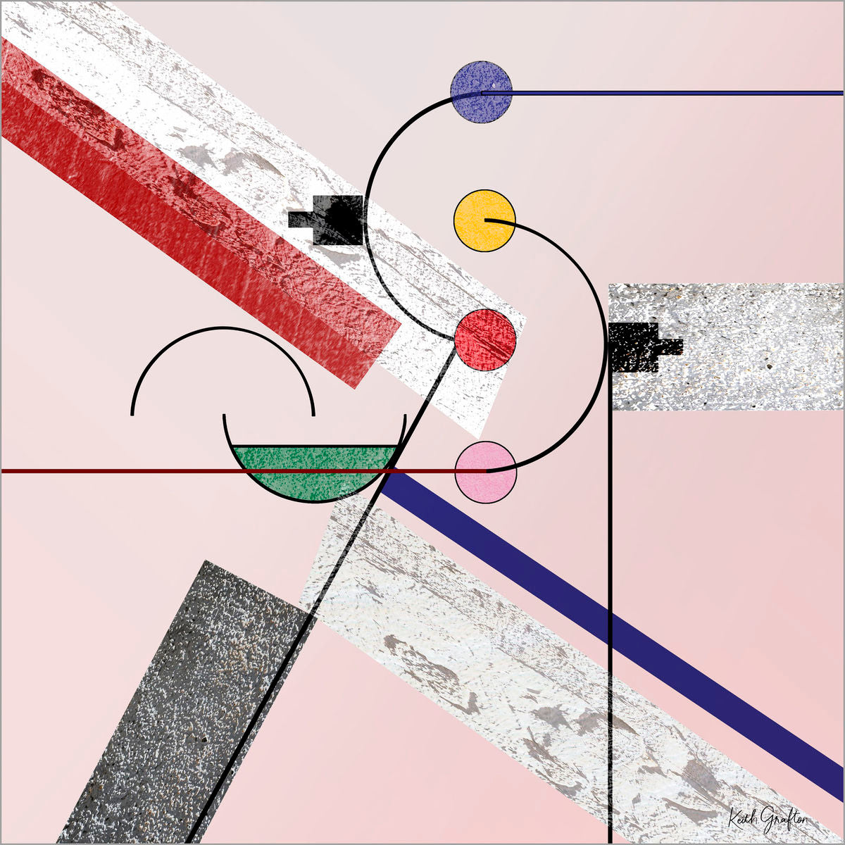 Limited Edition Abstract Photography. Entitled: New Paradigm by Keith Grafton. Image description: Artwork