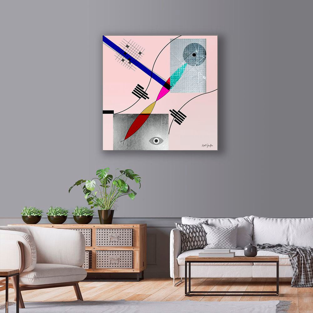 Limited Edition Abstract Photography. Entitled: Embracing it All by Keith Grafton. Image description: interior design product room mockup