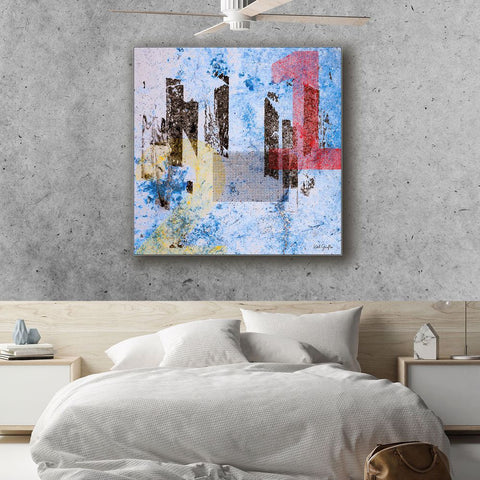 Abstract Digital Painting. Entitled: More Than One by Keith Grafton. Image description: interior design product room mockup