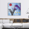 Abstract Digital Painting. Entitled: Connecting With You by Keith Grafton. Image description: interior design product room mockup