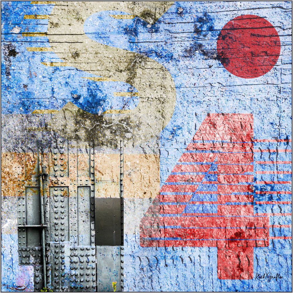 Abstract Digital Painting. Entitled: Forever by Keith Grafton. Image description: product example