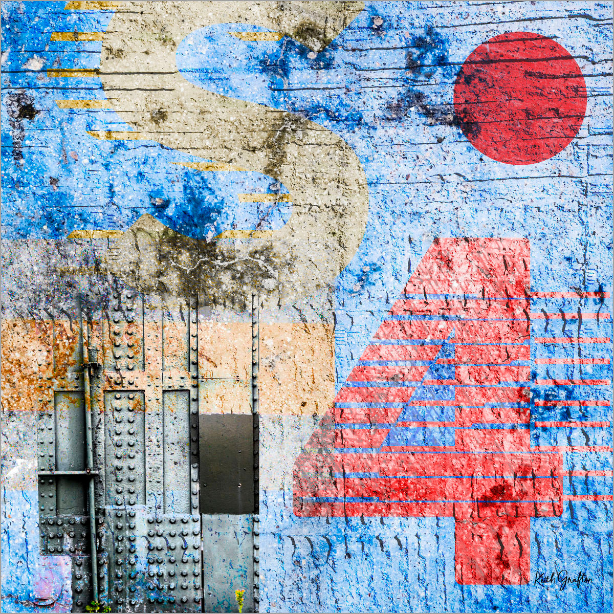 Abstract Digital Painting. Entitled: Forever by Keith Grafton. Image description: Artwork