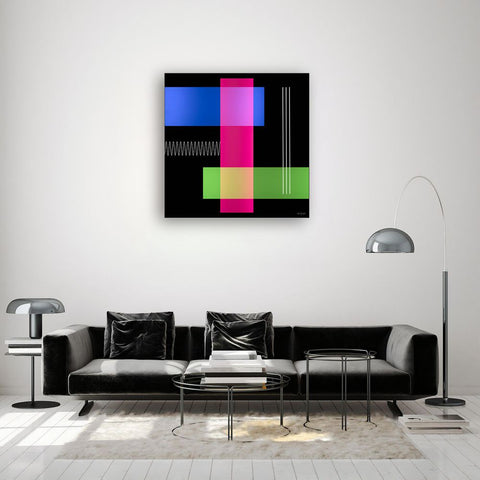 Limited Edition Abstract Photography. Entitled: Reflections Composition 1 by Keith Grafton. Image description: interior design product room mockup