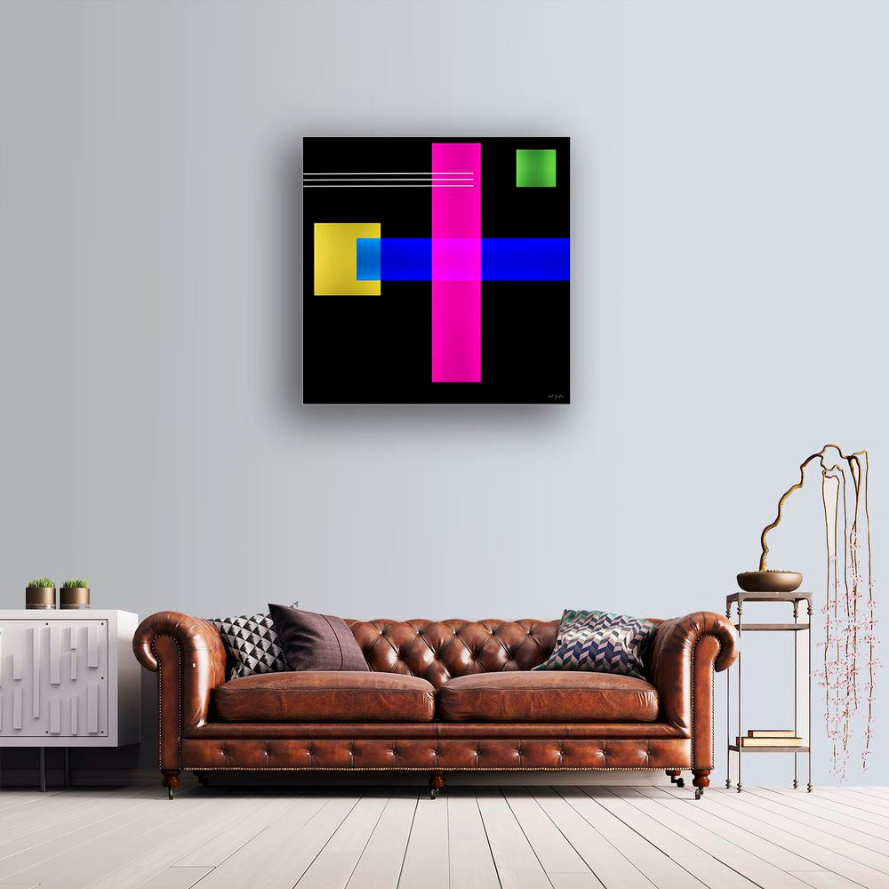 Limited Edition Abstract Photography. Entitled: Reflections Composition 3 by Keith Grafton. Image description: interior design product room mockup